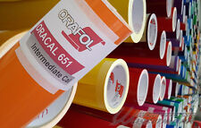 (6,91€/7,70€/m²) | Orafol Oracal 651, Plotter-Folie in 63cm & 126cm Breite