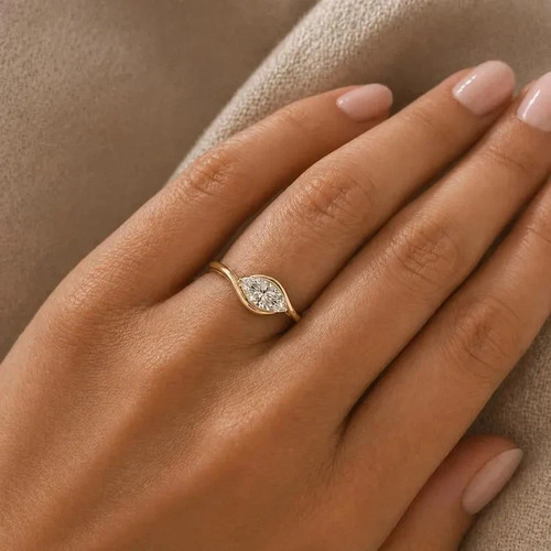Diamant verlobungsring 14k - diamant,
