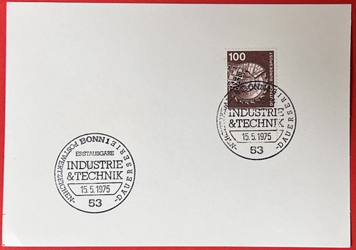 Ersttagsstempel brd 1975 wie - ersttagsstempel,