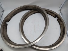 2x Chrom Radzierring