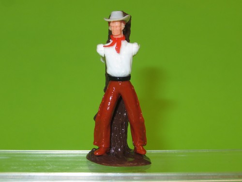 Cowboy gefesselt baum - cowboy,