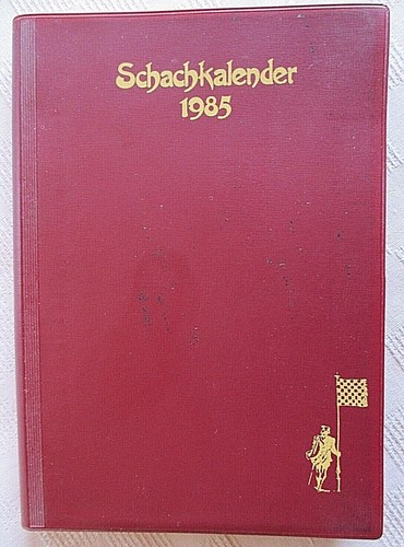 Schach schachkalender 1985 - schach,
