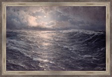 Abends auf See Mond 1912