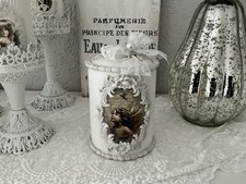 Bonboniere Weihnachten Engel Ornament Landhaus Keramik Dose Landhaus Shabby Deko