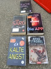 Arno Strobel 5 Thriller ,Das Rache Spiel , Die App , Toter Schrei , usw