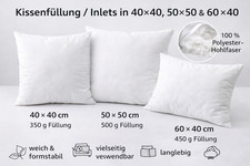 Kissenfüllung Inlet