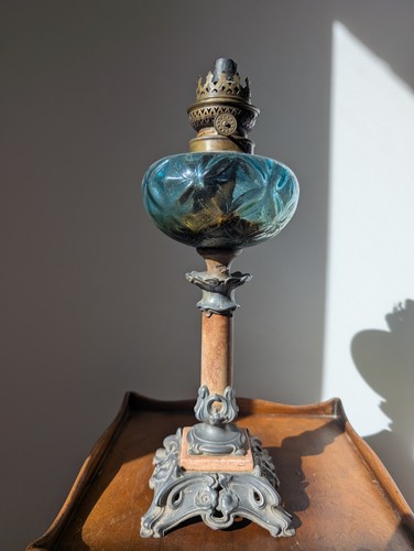 Antike petroleumlampe 1900 - um,