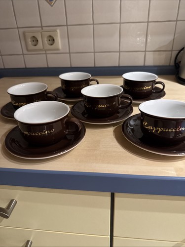 Cappuccino tassen mit - cappuccino,