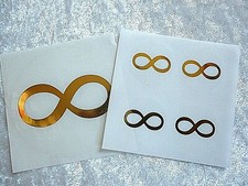 Aufkleber Liegende Acht 8