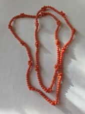 Korallen Collier Kette Ohne