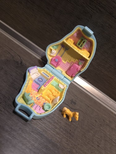 Polly pocket pferd türkis - pferd,