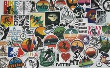 50 Sticker Aufkleber Stickerbomb Mountainbike Wald Fahrrad Berg