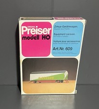 Preiser modell H0 609 Zirkus Sarrasani Gerätewagen Maßstab 1:87