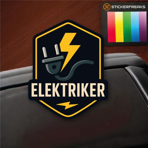 Elektriker beruf aufkleber - elektriker,