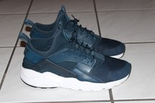 NIKE AIR HUARACHE RUN ULTRA - blau, weiß - Gr. 45,5 - NIKE ID CD1524-400