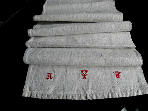 Antikes handgewebtes leinen - handgewebtes,