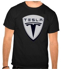 Tesla Auto Logo schwarz Kinder