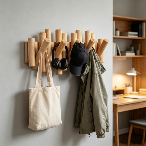 Holz wandgarderobe - holz,