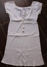 Tunika - Longbluse - Kleid, Cherokee, Gr. L - naturfarb. Vintage, Romantik, Boho