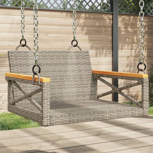 Hängesessel grau 63x62x40 - grau,