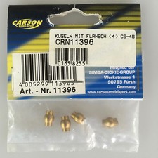 Ersatzteil Kugel mit Flansch 4 Stk. CS-4B Chassis Stormracer 2 Carson 11396 8012