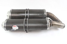 DUCATI 848 PAAR SCHALLDÄMPFER ENDSCHALLDÄMPFER CARBON RACING 07 - 13 ENDSCHALLDÄMPFER MUF
