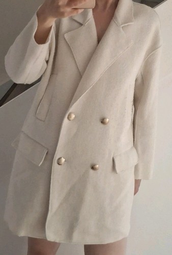 Zara damen mantel beige - zara,