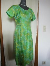 Vintage Damen Kleid unikat GR 36 / 38 grün 60er & 70er Jahre Top Zustand Neu