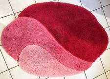 Badteppich Kleine Wolke Vintage Retro pink Deko Bad Hochfloor 