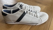Schöne Tommy Hilfiger Segeltuchschuhe Weiß He US 13, Ca Eu 47 Ungenutzt