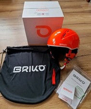 BRIKO Kinder Skihelm XS Neon Orange 48-52 cm