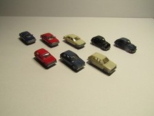 Spur N, 8x PKW Fleischmann, Modelle wie abgebildet, ohne OVP