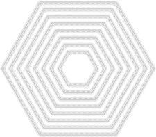 Hexagon Stanzschablone