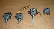 Set alte Potentiometer ausgebaut aus Saba Reichenau Stereo Radiotruhe Musiktruhe