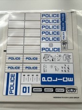 Lego City 60047 | Nur der Stickerbogen (ein Sticker fehlt)