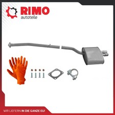 für BMW 5er E60 E61 525d 530d Auspuffanlage Mittelrohr+Endschalldämpfer Auspuff