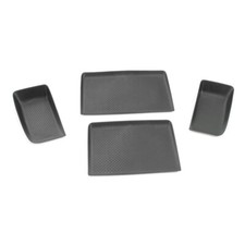 1 Satz Einlagen für Ablagefach mitte oben Armaturenbrett Original VW T5 Gummi 