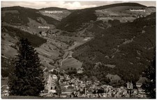 Todtnau Schwarzwald Postkarte 1957 Blick auf Aftersteg Muggenbrunn Todtnauberg
