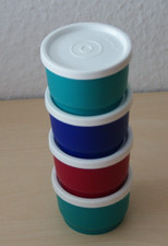 4 kleine Vorratsdosen (120 ml) Kunterbunt ??? von Tupperware mit Deckel