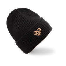 Damen Beanie Mütze Herz im