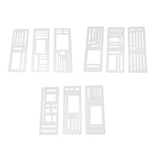 3x Journal Schablonen Tagebuch