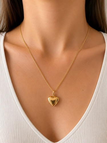Goldkette herzkette mit - goldkette,,