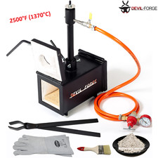 DEVIL-FORGE DFPROF1+2D Schmiedeofen Schmelzofen Gasofen Gasbrenner Propangas