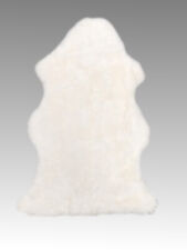 Echtes Lammfell Fell natur weich & ideal für Deko, Baby, Auto Weiß