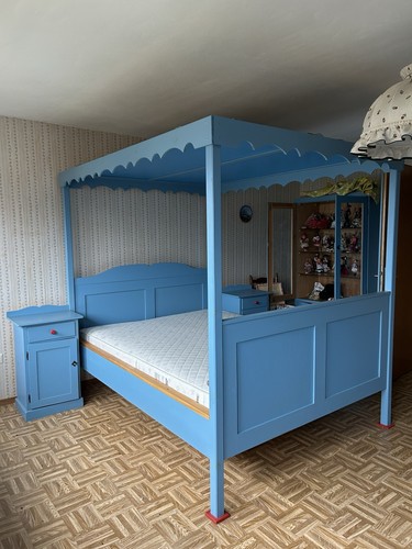 Massivholz himmelbett - massivholz,