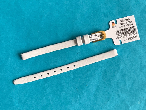 Uhrenarmband natina clip weiß - natina,