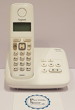 Siemens Gigaset Haus Telefon Schnurlos AL225A Weiß Anrufbeantworter DECT Single