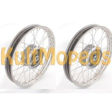 2 Felgen Stahl Chrom Speichen