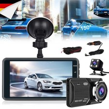 1080P 4" Car DVR Video Dashcam FHD Auto Kamera G-sensor KFZ Nachtsicht Recorder