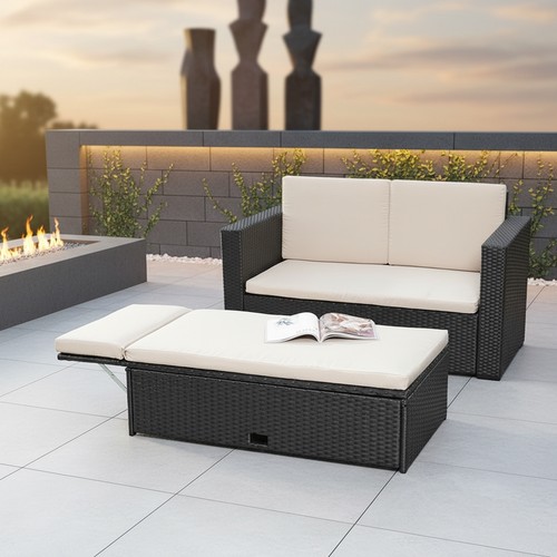Polyrattan gartensofa und - polyrattan,